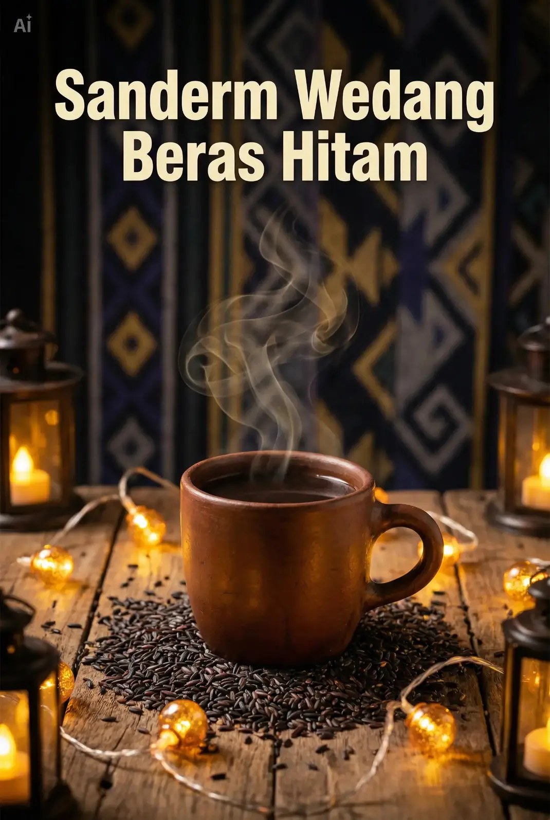 Sanderm Wedang Beras Hitam