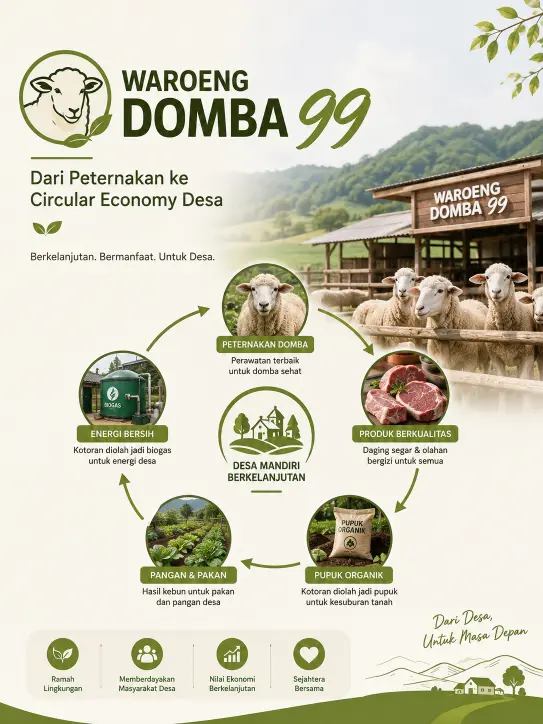 Waroeng Domba 99 Dari Peternakan ke Circular Economy Desa