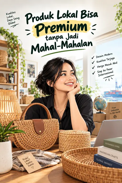 Produk Lokal Bisa Premium tanpa Jadi Mahal-Mahalan